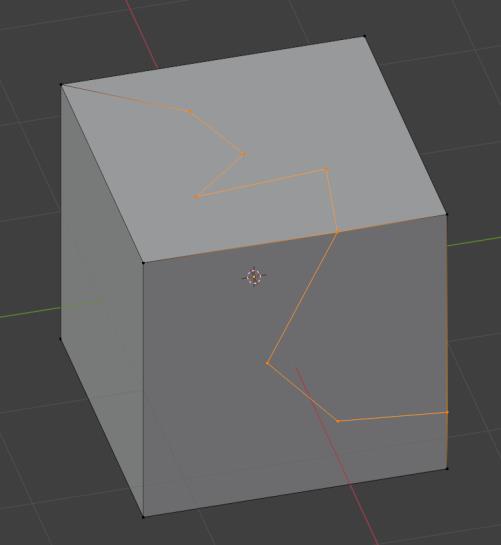 Tracé de coupe avec plusieurs points, exemple 2